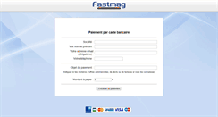 Desktop Screenshot of paiement.fastmag.fr